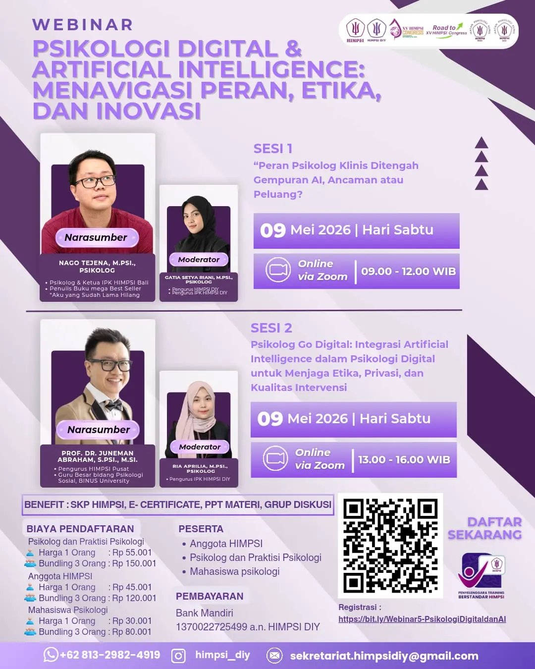 Webinar Psikologi Digital & Artificial Intelligence